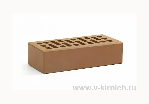 Облицовочный кирпич коричневого цвета
