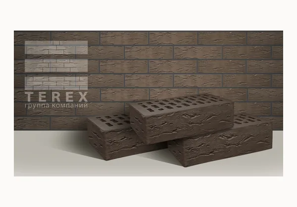 Облицовочный кирпич TEREX Мокко руст