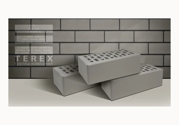 Облицовочный кирпич TEREX Серый 1,4NF