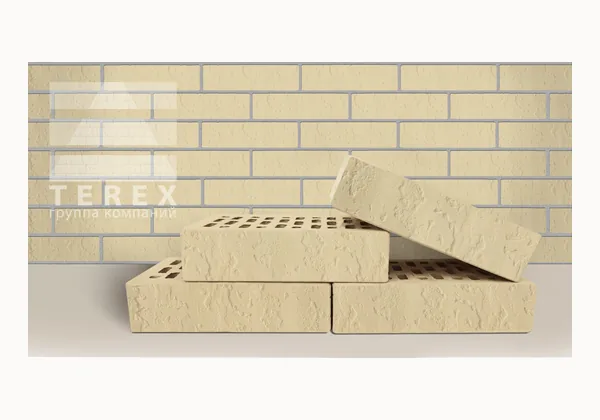 Облицовочный кирпич TEREX Слоновая кость терра