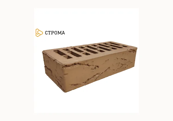Керамический кирпич Коричневый Кора дуба 1 НФ